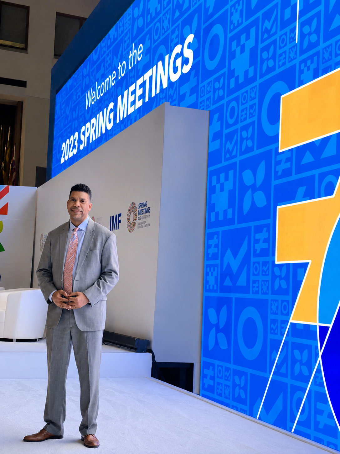 Darrell Hubbard at the 2023 IMF World Bank Spring Meetings